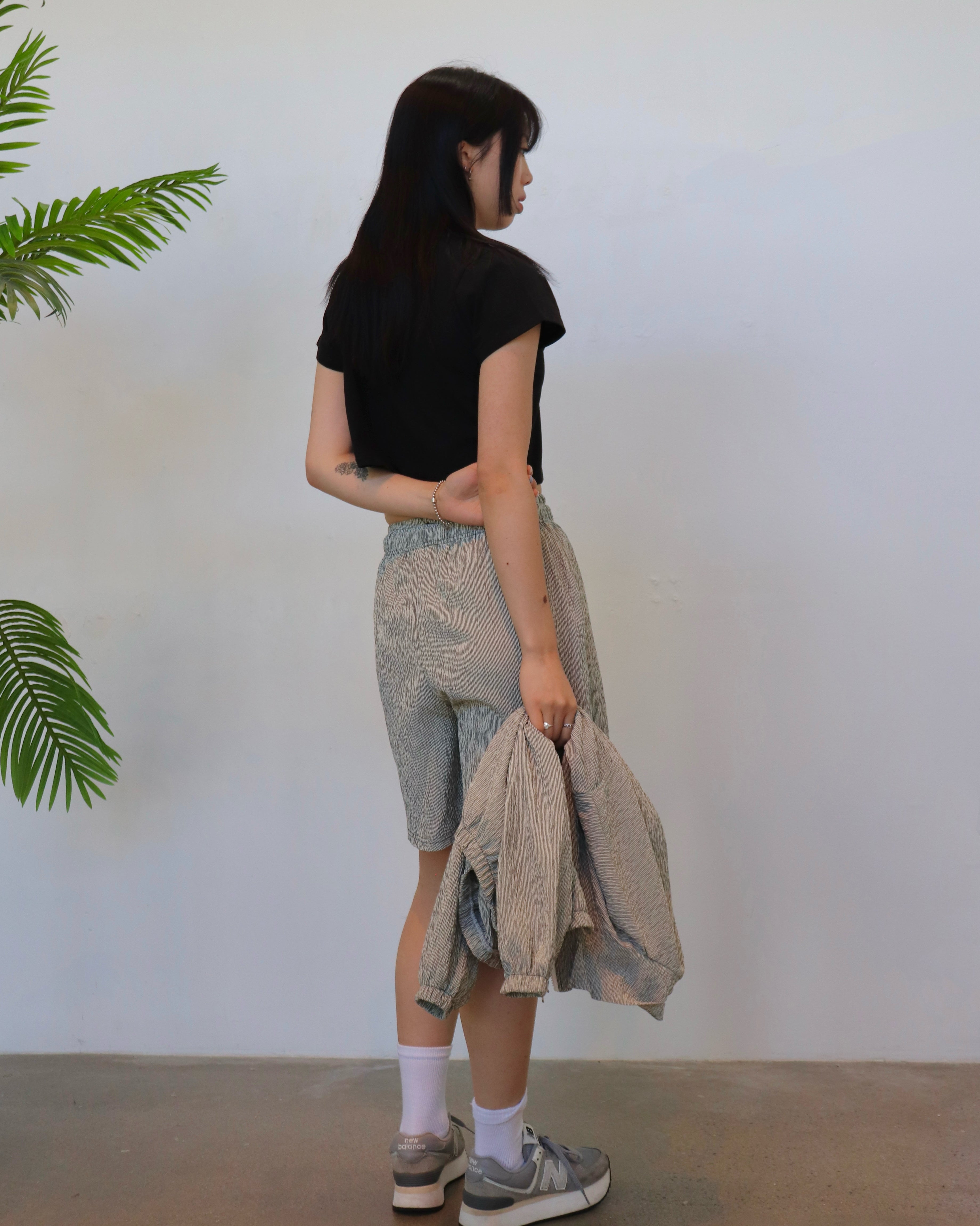 Kaia Crop Tee - Black