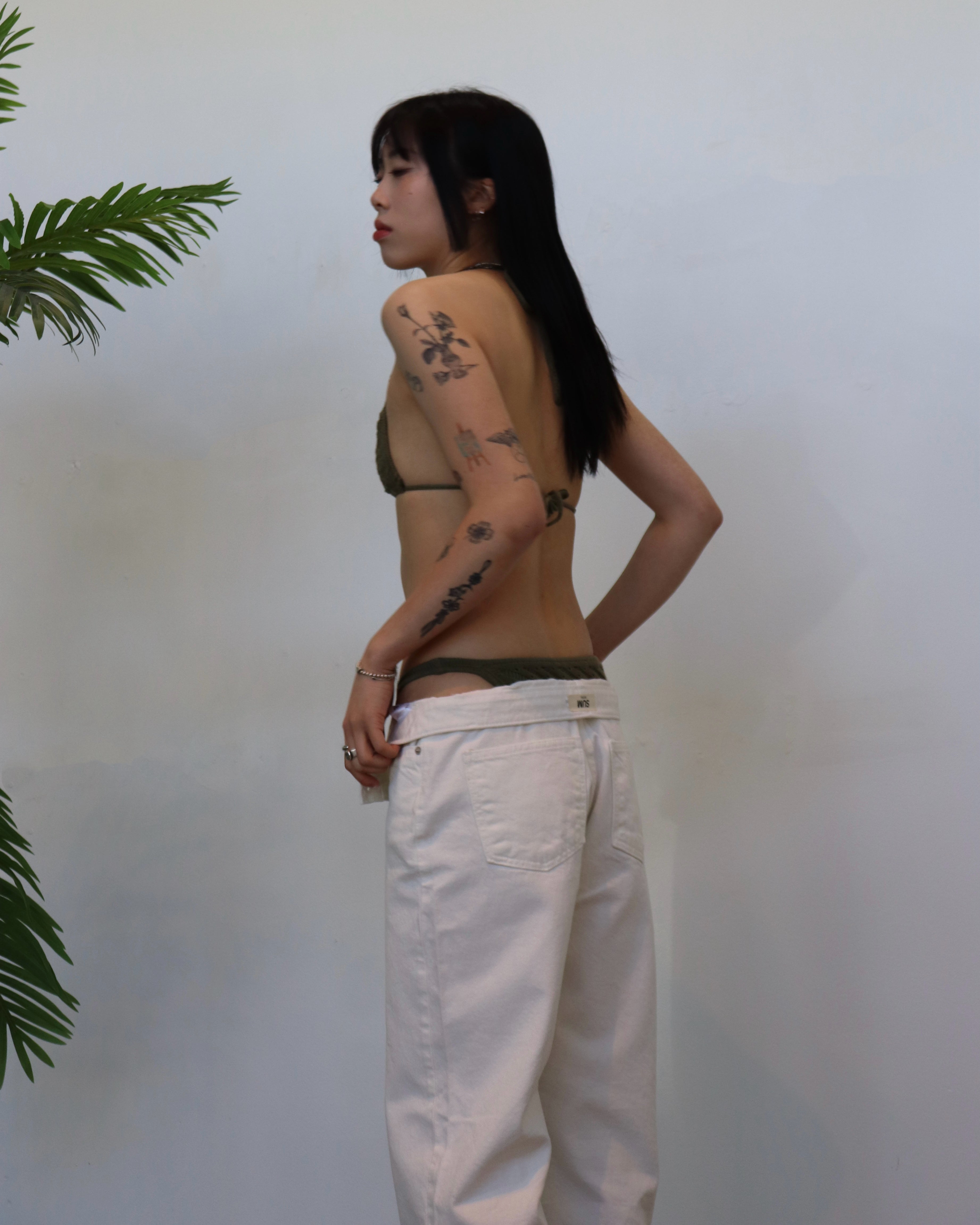 Palama Bikini Top  - Palm Green