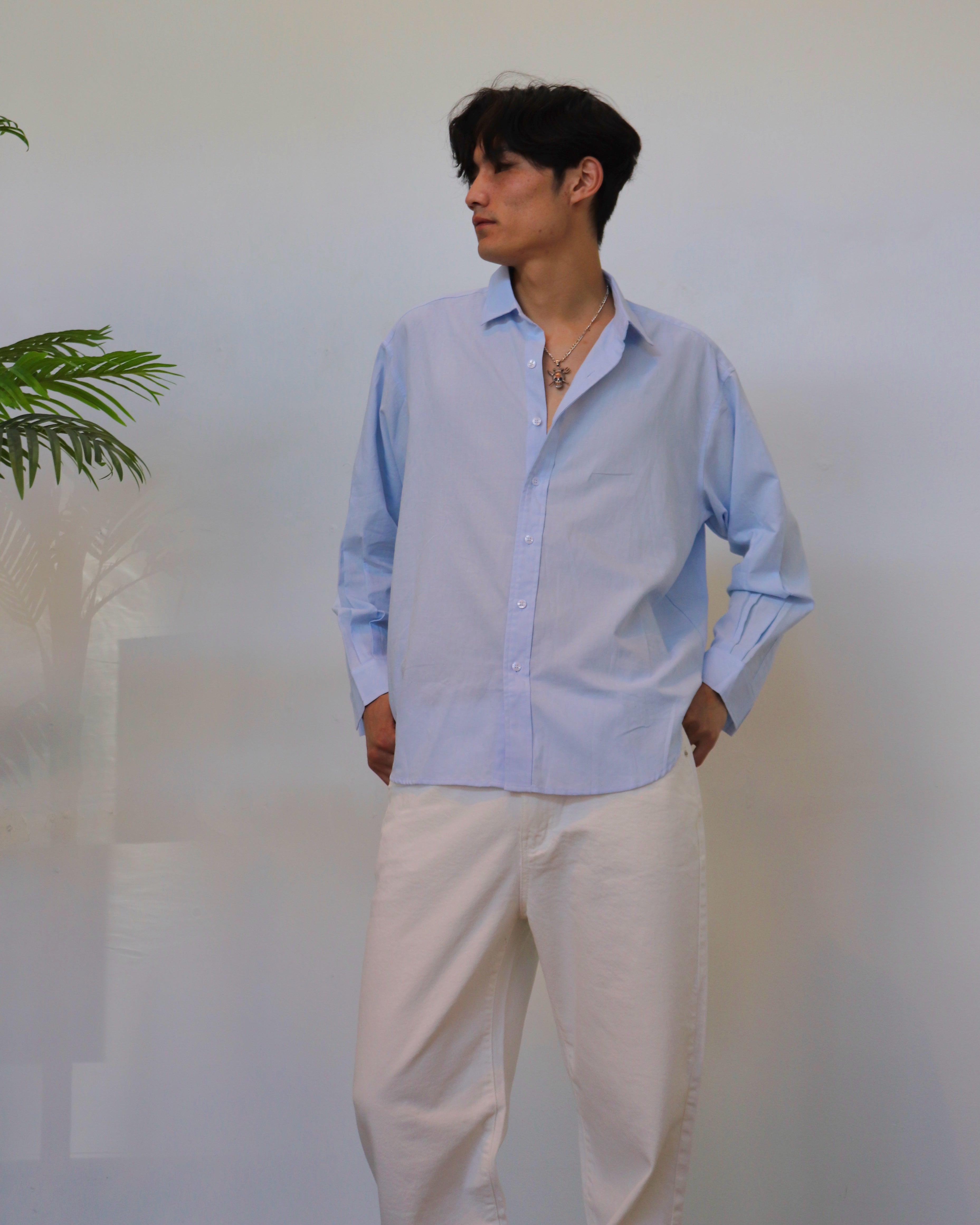 Johnson Button Up - Pastel Blue