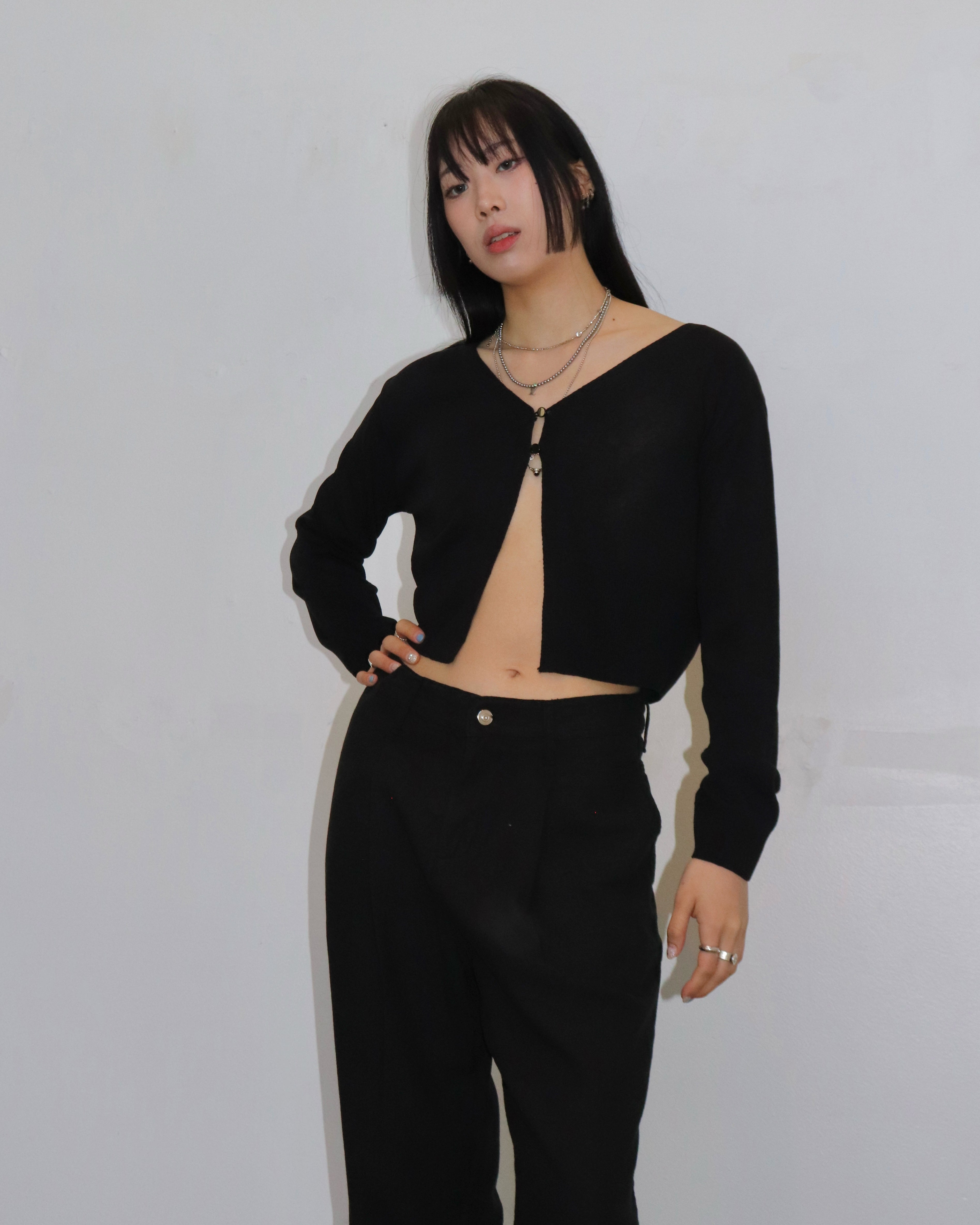 Kiss Me Cardigan - Black