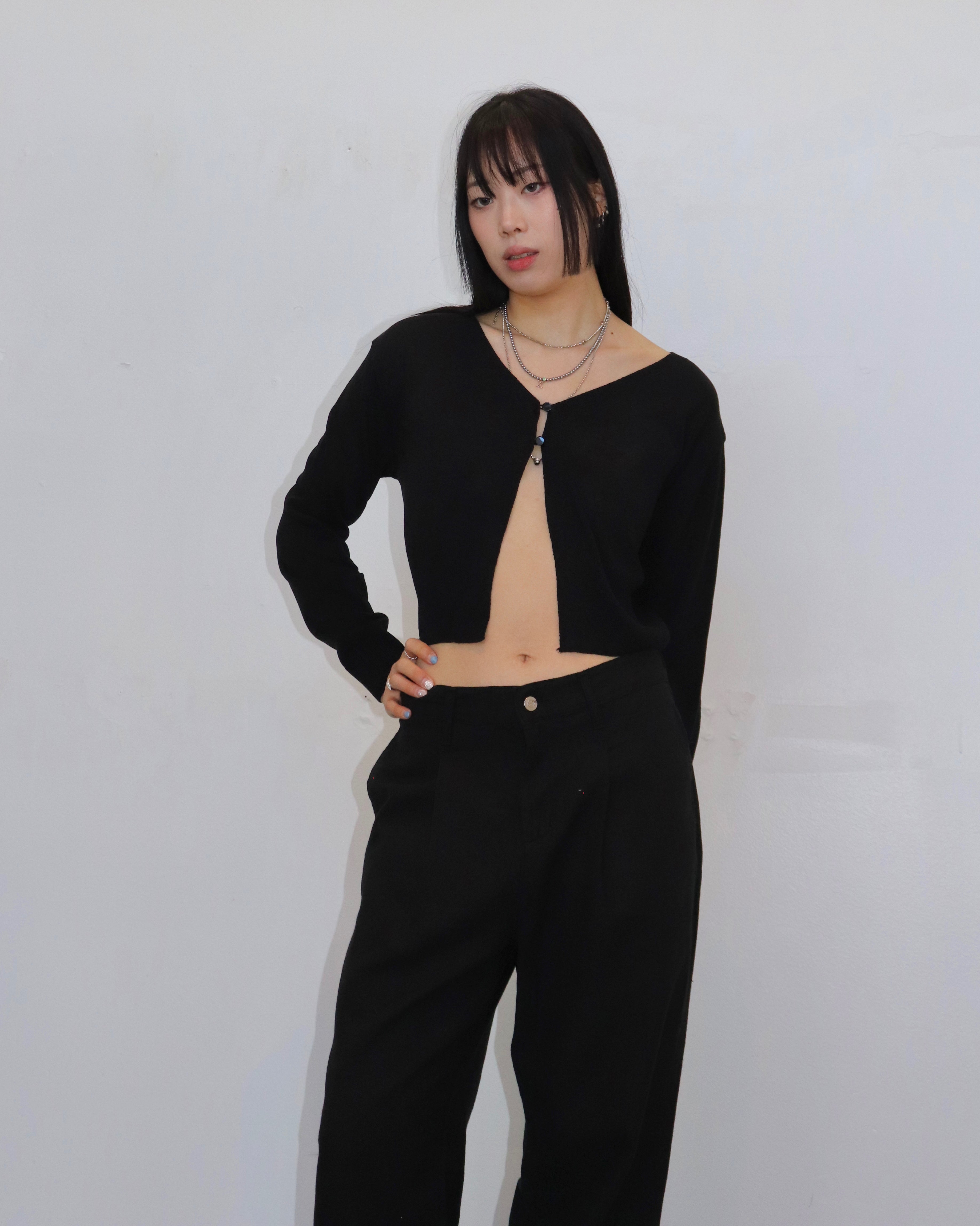 Kiss Me Cardigan - Black