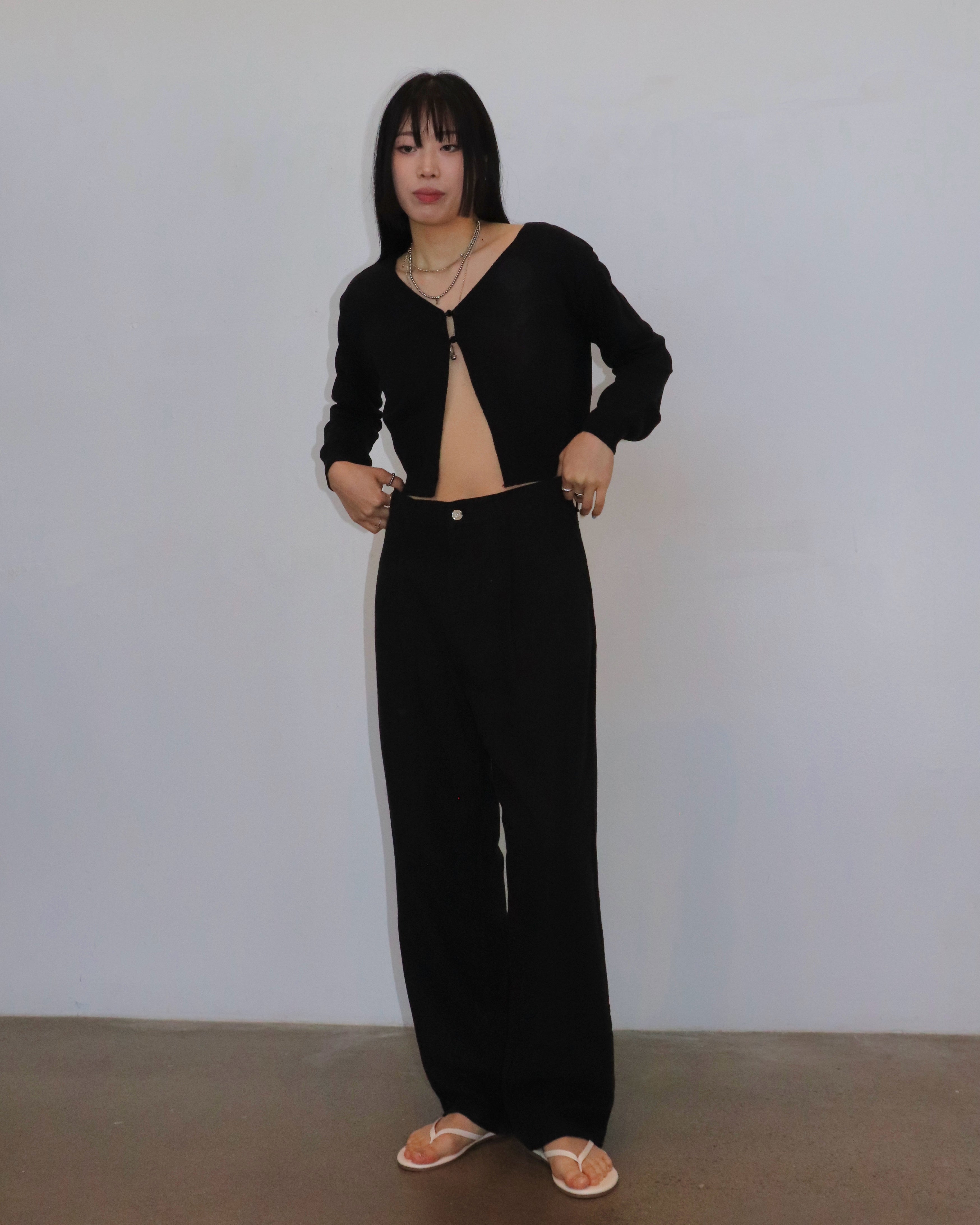 Kiss Me Cardigan - Black