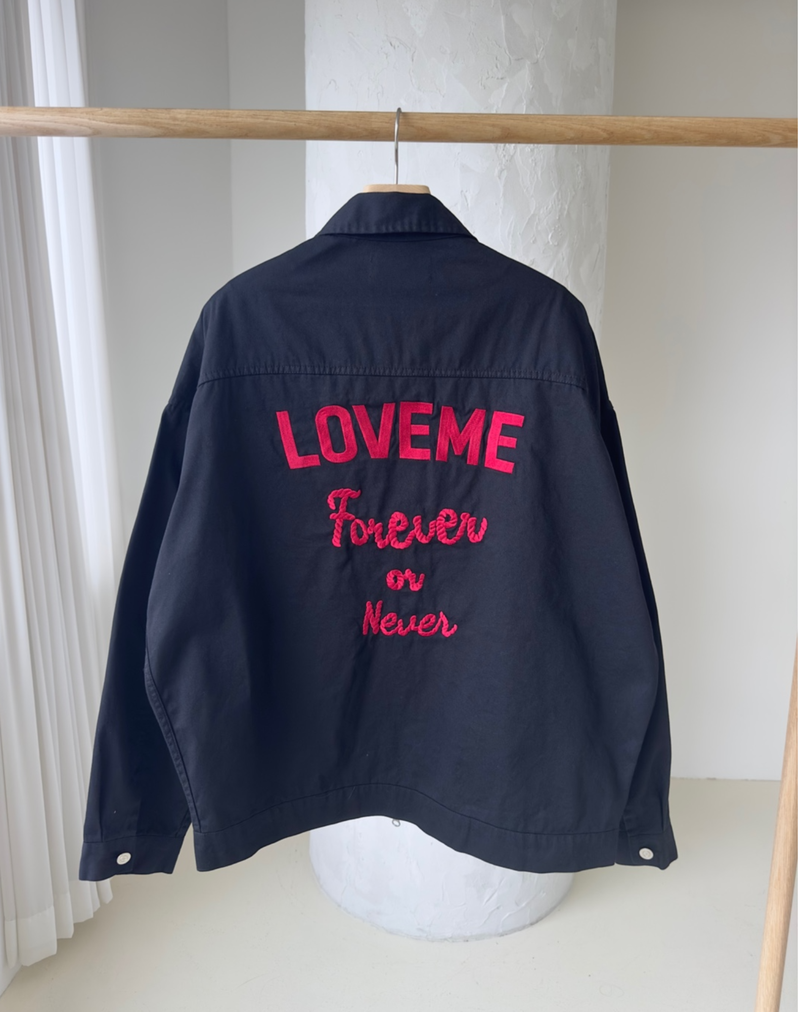 Love me Trucker Jacket - Black