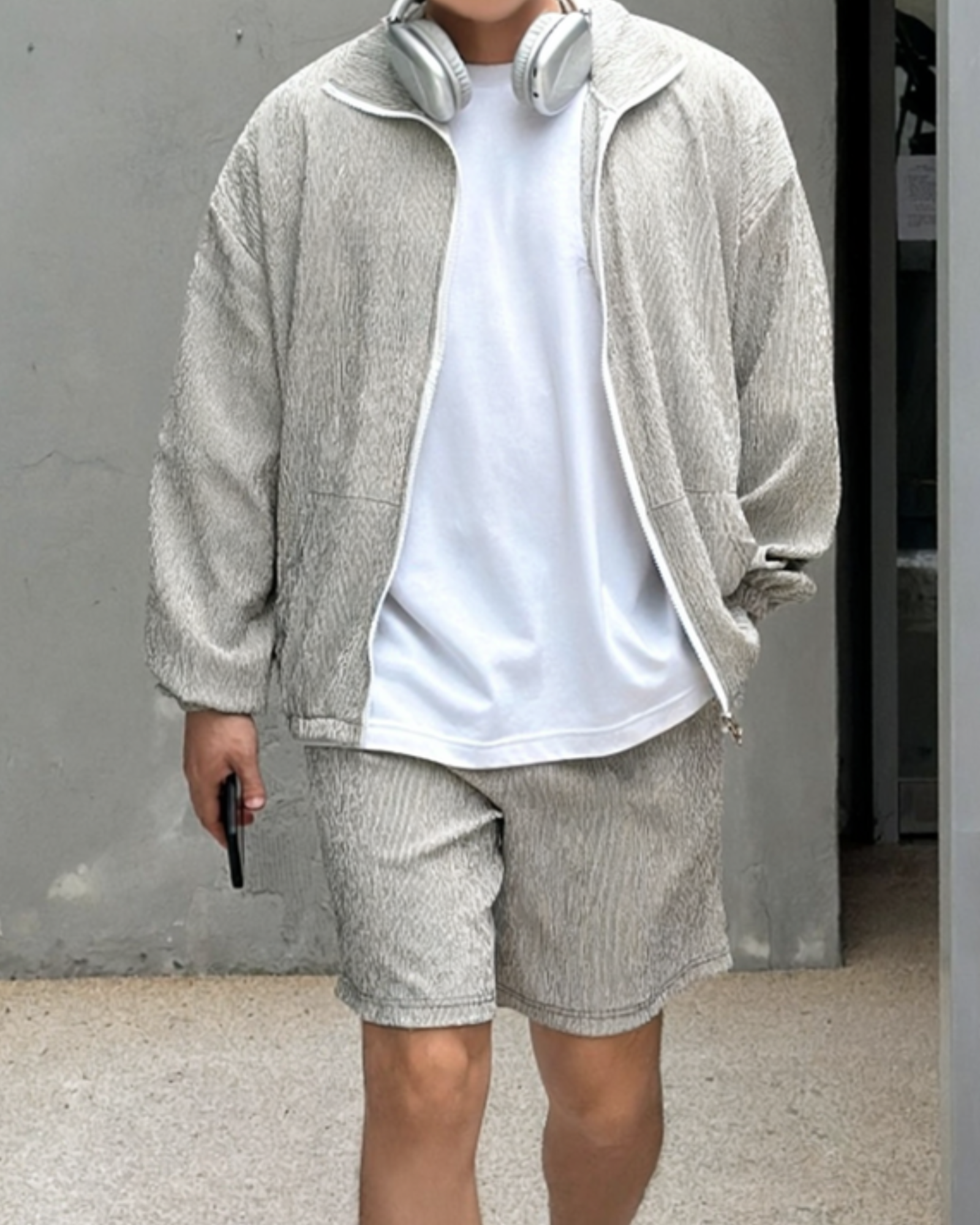 Waikiki Stripe Set - Black