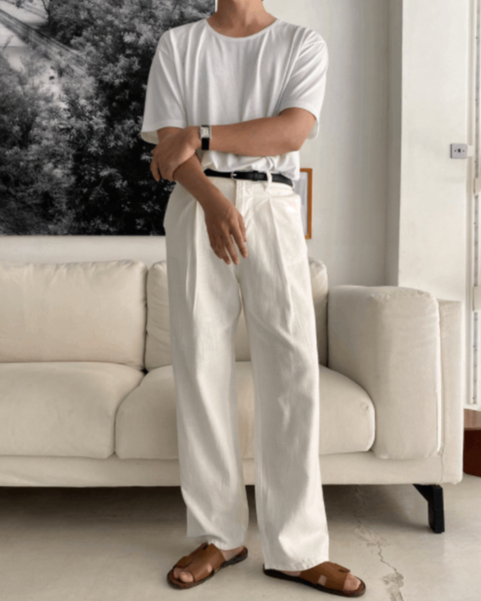 Kahu Unisex Pants - White